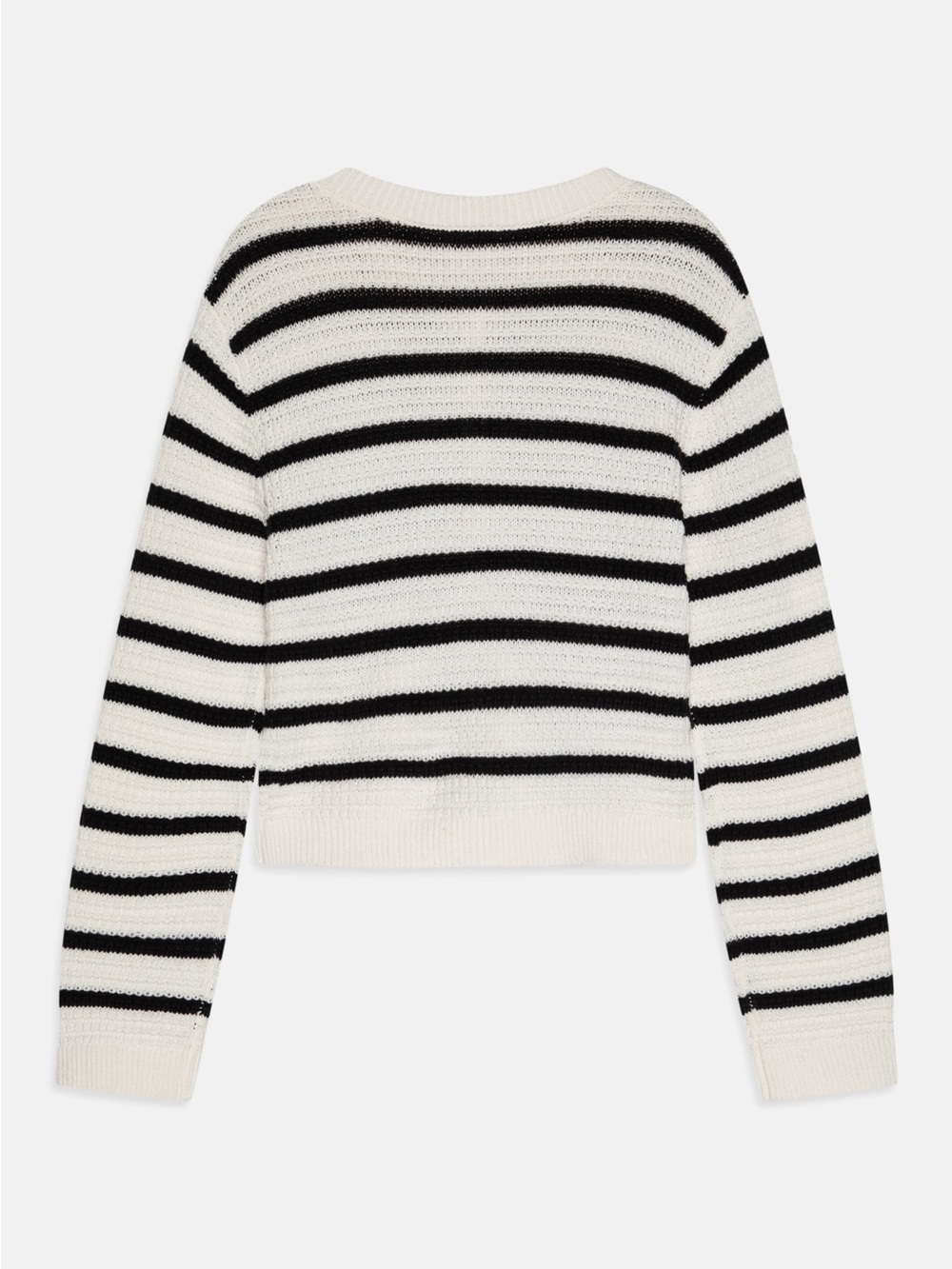 Abercrombie Kids Crochet Knit Gold Button Lady Jacket Cardigan Size 5/6 White - Picture 2 of 9